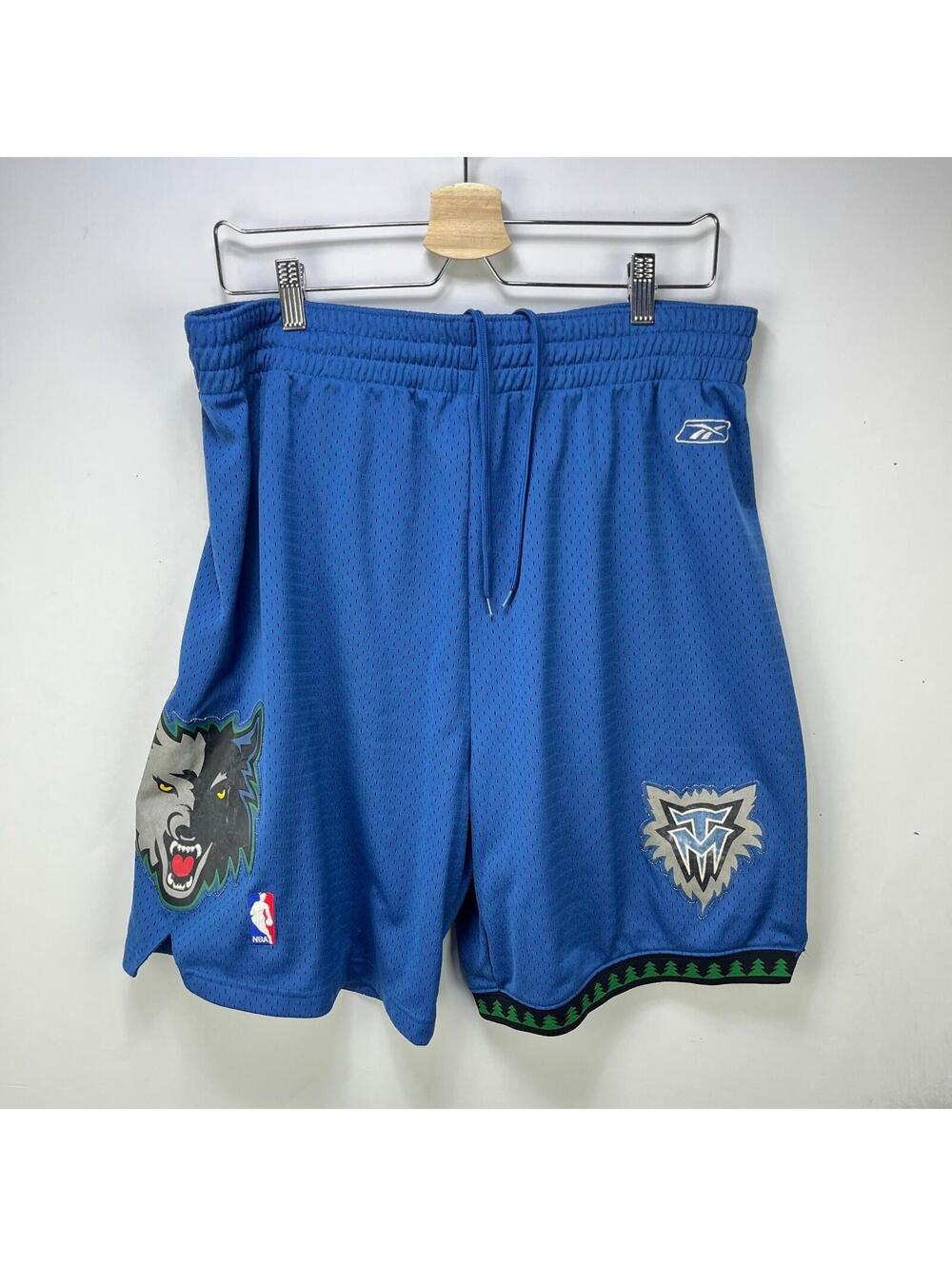 Vintage Reebok Minnesota Timberwolves Mesh NBA Shorts